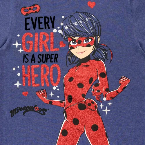Vista 2 de Miraculous Ladybug Girls' Lady Bug T-Shirt