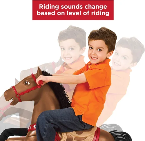 Vista 9 de Radio Flyer Caballo de montar interactivo Blaze