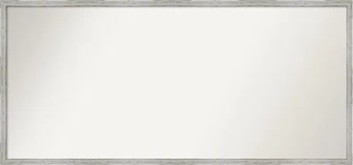 Vista 115 de Amanti Art Espejo de baño blanco para sobre el fregadero, 22 x 45 pulgadas, espejo de tocador rectangular blanco Lucie, marco de madera moderno