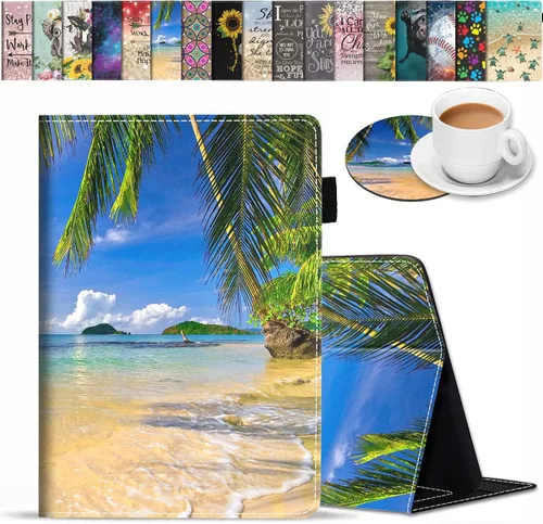 Vista 18 de Funda para tableta Amazon Kindle Fire HD 8/Fire HD 8 Plus (12ª/10ª generación, versión 2022/2020) – Funda de piel sintética de alta calidad