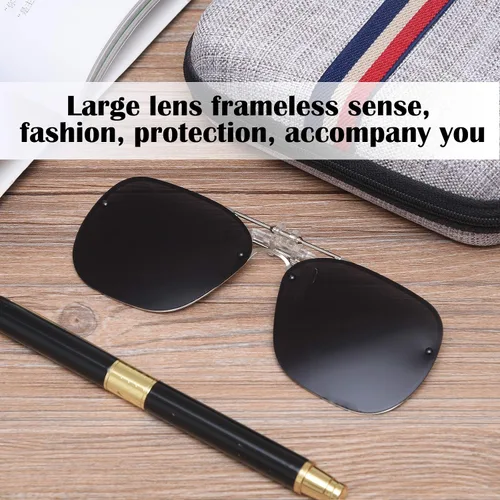 Vista 2 de LUFF Gafas de sol polarizadas con clip para protección UV