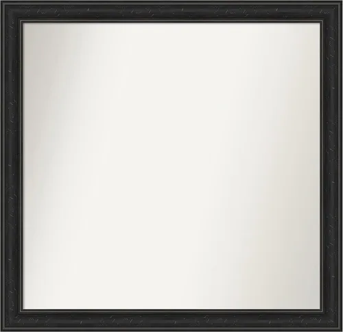 Vista 411 de Amanti Art Espejo personalizado, gran espejo de baño estrecho, espejo de pared o espejo de tocador de baño sobre el fregadero (24 x 24 pulgadas)