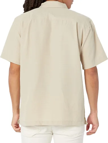 Vista 2 de Quiksilver Centinela - Camisa de manga corta con bolsillo y 4 botones para hombre