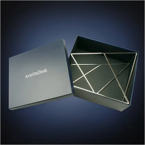 Vista 4 de Modern Art Magazine Holder mr114 - Soporte para archivos, libro de periódico, folleto, organizador de caja, cesta de regalo de Navidad y Acción
