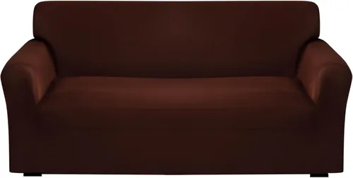 Vista 9 de Qubjus Funda de sofá moderna de alta elasticidad para sofá cama de dos cojines, funda de sofá sólida antideslizante, lavable, protector de muebles