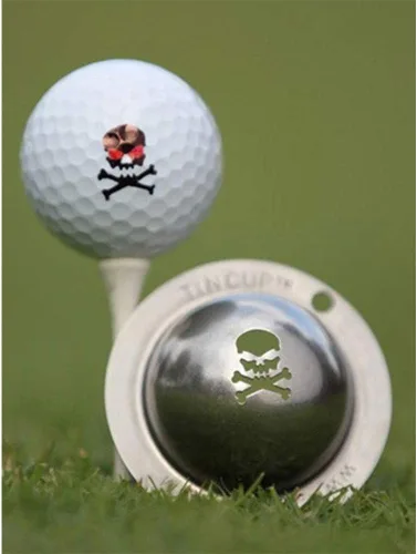Vista 10 de Tin Cup Plantilla de marcador de pelota de golf, herramienta de personalización premium para golfistas, marcador de pelota de diseño personalizado
