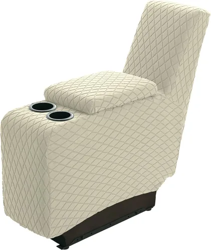 Vista 19 de Funda elástica para silla reclinable, 8 piezas de 1, 2, 3 plazas, funda para sillón reclinable con bolsillo y protector de muebles