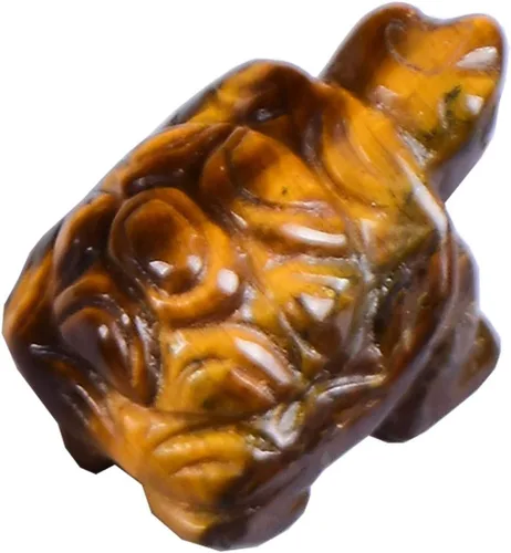 Vista 13 de Figura de tortuga de cristal, estatua de bolsillo de tortuga, tamaño pequeño