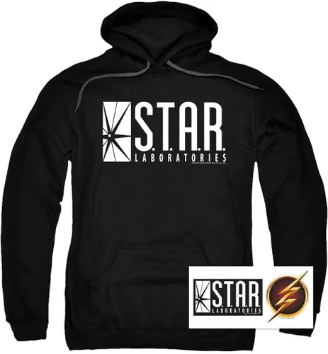 Vista 2 de Popfunk Classic Flash Star Labs Superhero STAR Laboratories Sudadera con capucha y calcomanías