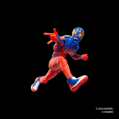 Vista 5 de Marvel Legends Series Spider-Boy, Retro Comics Figura de acción coleccionable de 6 pulgadas
