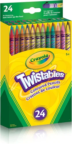 Vista 2 de Crayola 24 lápices de colores Twistables