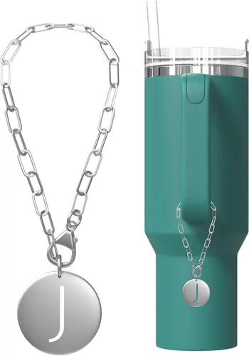 Vista 52 de Stanley Accessories - Dijes dorados de Stanley de 40 onzas con letras A-Z para vaso Stanley, accesorios compatibles con Yeti y Hydro Flask, Pequeño