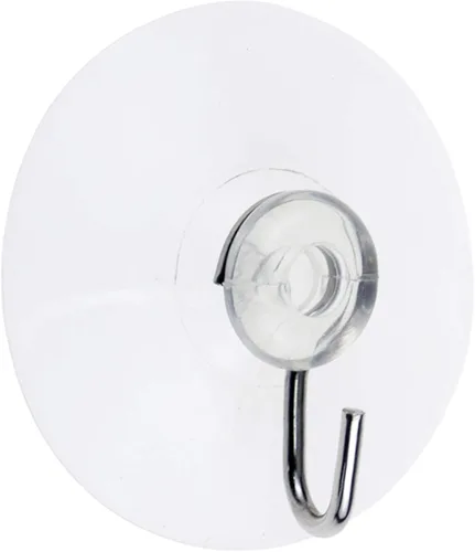 Vista 2 de Yesland 80 ganchos de pared con ventosa, almohadillas de plástico reutilizables transparentes y ganchos de utilidad, suministros prácticos