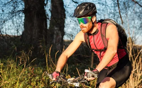 Vista 3 de WANWAN Gafas de sol deportivas de ciclismo para hombres y mujeres, estilo de los años 80, sombra de visera, béisbol, pesca, esquí, correr, golf