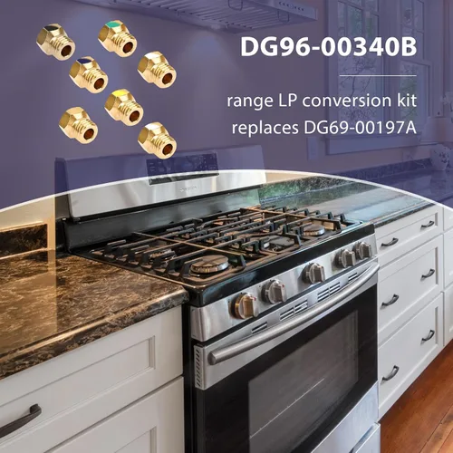 Vista 4 de DG96-00340B / DG69-00197A Kit de conversión de propano para estufa de gas compatible con cocina de gas Samsung, kit de conversión de gas a propano