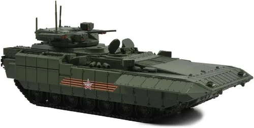 Vista 4 de Motor City Classics Vehículo de combate de infantería pesada T-15 Armata a escala 1:72 - Desfile del Día de la Victoria de Moscú 2015 - 12175PA