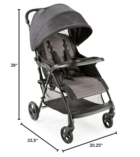 Vista 13 de Contours Quick Elite - Cochecito de bebé, cochecito de viaje ligero y compacto, compatible con asiento de automóvil infantil, asiento reclinable
