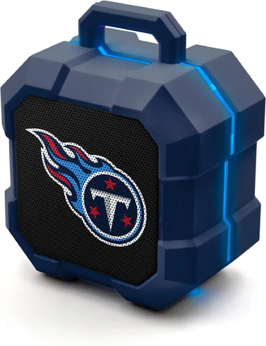 Vista 6 de SOAR NFL Shockbox - Altavoz Bluetooth inalámbrico LED, resistente al agua, IPX4, 5.0 Bluetooth con más de 5 horas de tiempo de reproducción, pequeño