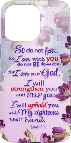 Vista 31 de So Do Not Fear for I 'm with You Isaías 41:10 - Funda cristiana para iPhone 17