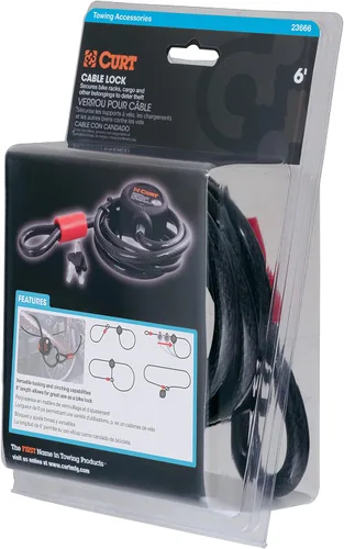 Vista 8 de Curt Manufacturing 23666 cable de seguridad