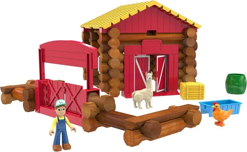 Vista 7 de Bloques Lincoln – Diversión en la granja - 102 piezas - Bloques de madera real - Para niños a partir de 3 años