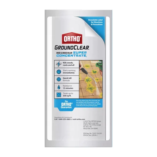 Vista 4 de Ortho GroundClear - Super concentrado para matar malezas y hierbas, 0.5 Concentrado - Paquete de 0.5 galones
