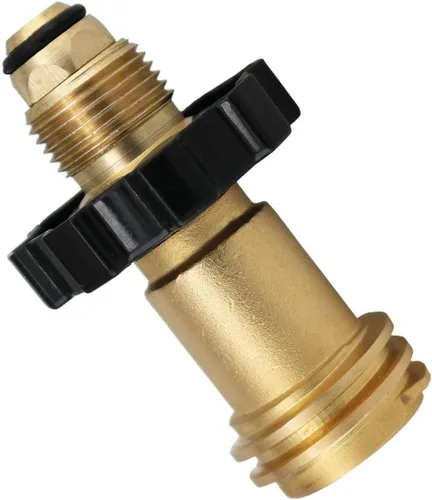 Vista 6 de DOZYANT POL - Adaptador de tanque de propano con calibre universal para convertir la válvula de tanque POL LP a QCC1 / tipo 1, calibre de tanque