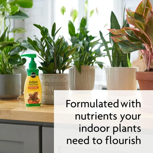 Vista 5 de Miracle-Gro Alimento para plantas de interior, alimento líquido para plantas de interior, plantas de serpiente, lirios de la paz, flores, verduras