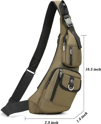 Vista 6 de Nicgid Sling Bag - Mochila bandolera para hombre