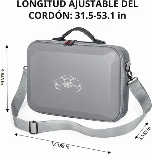 Vista 6 de STARTRC - Funda de transporte para DJI Mini 4 Pro, bolsa de viaje portátil para DJI Mini 4 Pro Fly More Combo - Bolsa de hombro para drone
