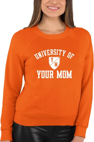 Vista 25 de Go All Out University of Your Mom - Sudadera con cuello redondo para hombre