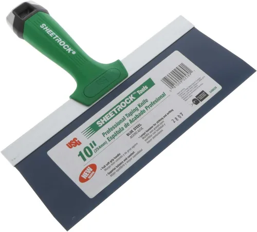 Vista 5 de USG Sheetrock Serie Pro Cuchillo de cinta para yeso de acero azul con mango estilo Matrix + Mezclador de masilla gratis