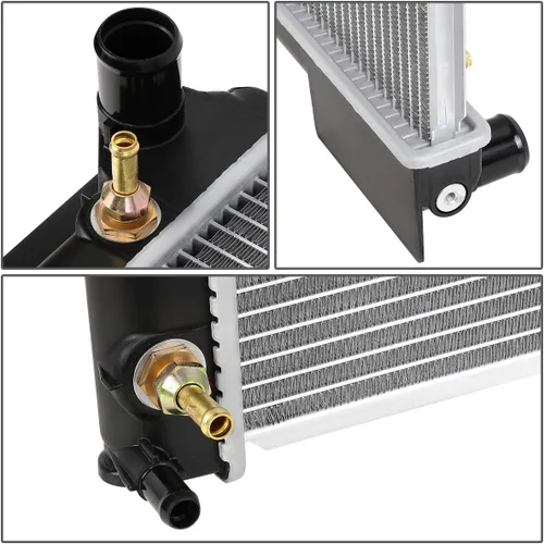Vista 3 de DNA Motoring DPI 13001 Radiador de núcleo de aluminio de 1 fila Compatible con Scion xB AT 08-15, CU13001 13001 2213163 3387 16400-28600