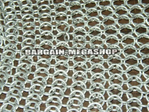 Vista 2 de Campana de armadura de coif de malla de acero de los nuevos caballeros para Hauberk Butted