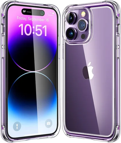 Vista 8 de Mkeke – Funda transparente para iPhone 11, antiamarilleo y con protección contra caídas de grado militar. Funda protectora transparente