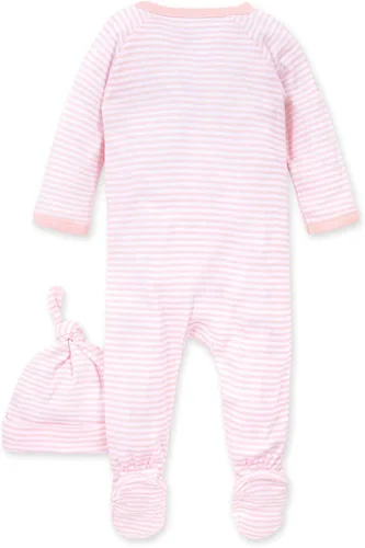 Vista 2 de Burt s Bees Baby Poppy Floral Ruffle overol Multi