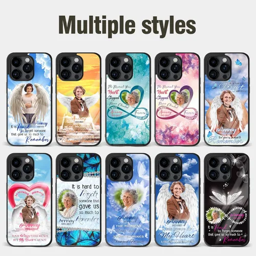 Vista 3 de Regalos de imagen personalizados para iPhone 11, 12, 13, 14 Pro Max Plus Mini X 7 8 SE, para Samsung Note 7, 8, 9, 10, 20, S21, S22 Ultra Plus