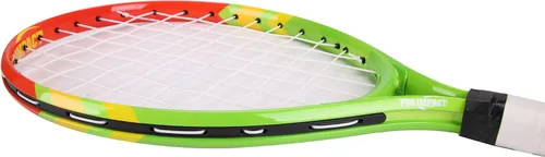 Vista 4 de Raquetas de tenis para niños y jóvenes, entrenamiento de agarre, ligeras, marco duradero, agarre cómodo, con cuerdas unidas para jugadores de tenis