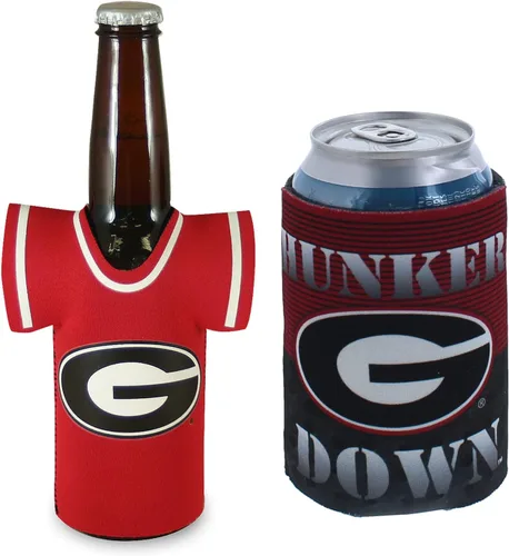 Vista 130 de College Team Color Logo Can & Bottle Holder Insulator Beverage Cooler Set