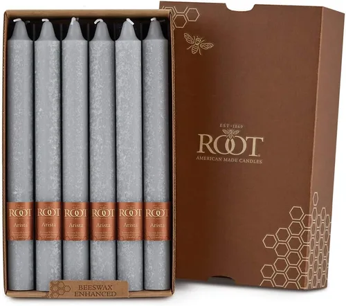 Vista 28 de Root Candles Arista Timberline - Velas para cena de 12 pulgadas, sin aroma, 12 unidades, color negro