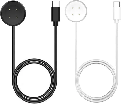 Vista 7 de Cargador magnético de repuesto para Pixel Watch 2/3 para Google Pixel Watch 2/3 (negro y blanco, USB tipo A)