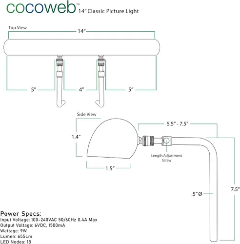 Vista 2 de Variación ALEDV de conector Bronce aceitado