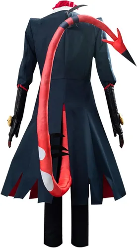 Vista 4 de Hazbin Hotel Cosplay Blitzo Helluva Boss Disfraz uniforme chaqueta traje traje conjunto completo unisex