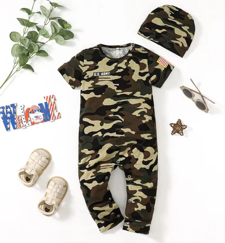 Vista 2 de Singcoco Disfraz de Halloween para niño recién nacido, traje de uniforme de bebé, ropa de mameluco
