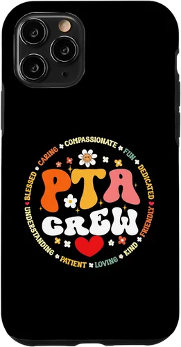 Vista 10 de iPhone 15 Parents Teacher Association Team Supporter PTA Crew Case