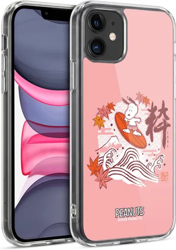 Vista 118 de Carcasa de gel para iPhone 7 Plus/iPhone 8 Plus, diseño de Snoopy Oriental de Peanuts, Badges