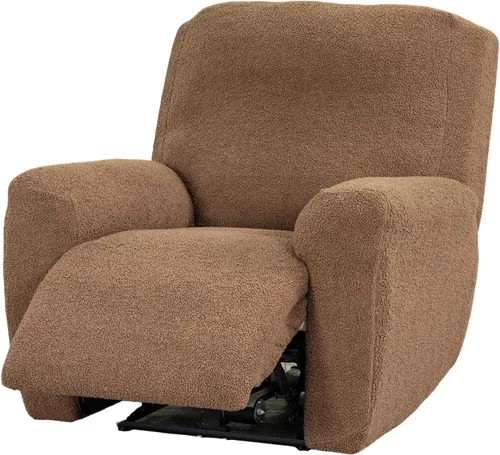 Vista 27 de Eco-Ancheng Fundas reclinables de 4 piezas, fundas para sillas reclinables, fundas elásticas para sofá reclinable, fundas ajustables