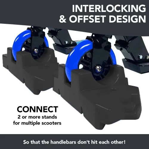 Vista 3 de 50 Strong Soporte para scooters – Se adapta a la mayoría de scooters con ruedas de 3.740 in a 4.921 in – Diseño entrelazado con base extra estable