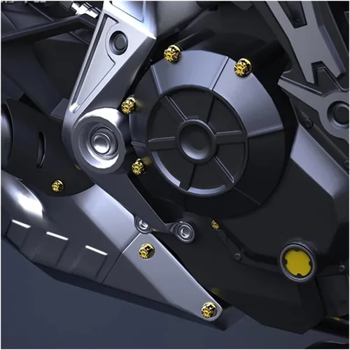 Vista 6 de LeosHi 58PCS Universal Motorcycle Screw Nut Bolt Caps Cover Parts Kit ABS Colorful Compatible with FZ1 FAZER FZ6 FZ6R FZ8 XJ6 MT-07 MT-09