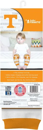 Vista 2 de Baby Fanatic Calentadores de piernas unisex para niños y bebés con licencia oficial - NCAA Tennessee Volunteers